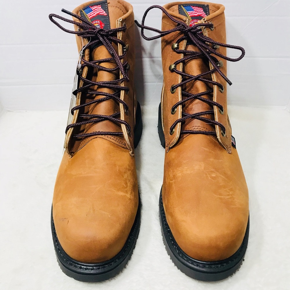 Justin Original Work Boots Steel Toe New